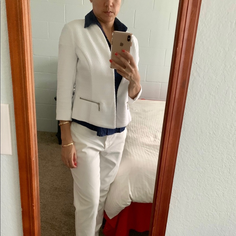 💄Host pick💄White textured suit jacket- Alfani - Picture 6 of 8